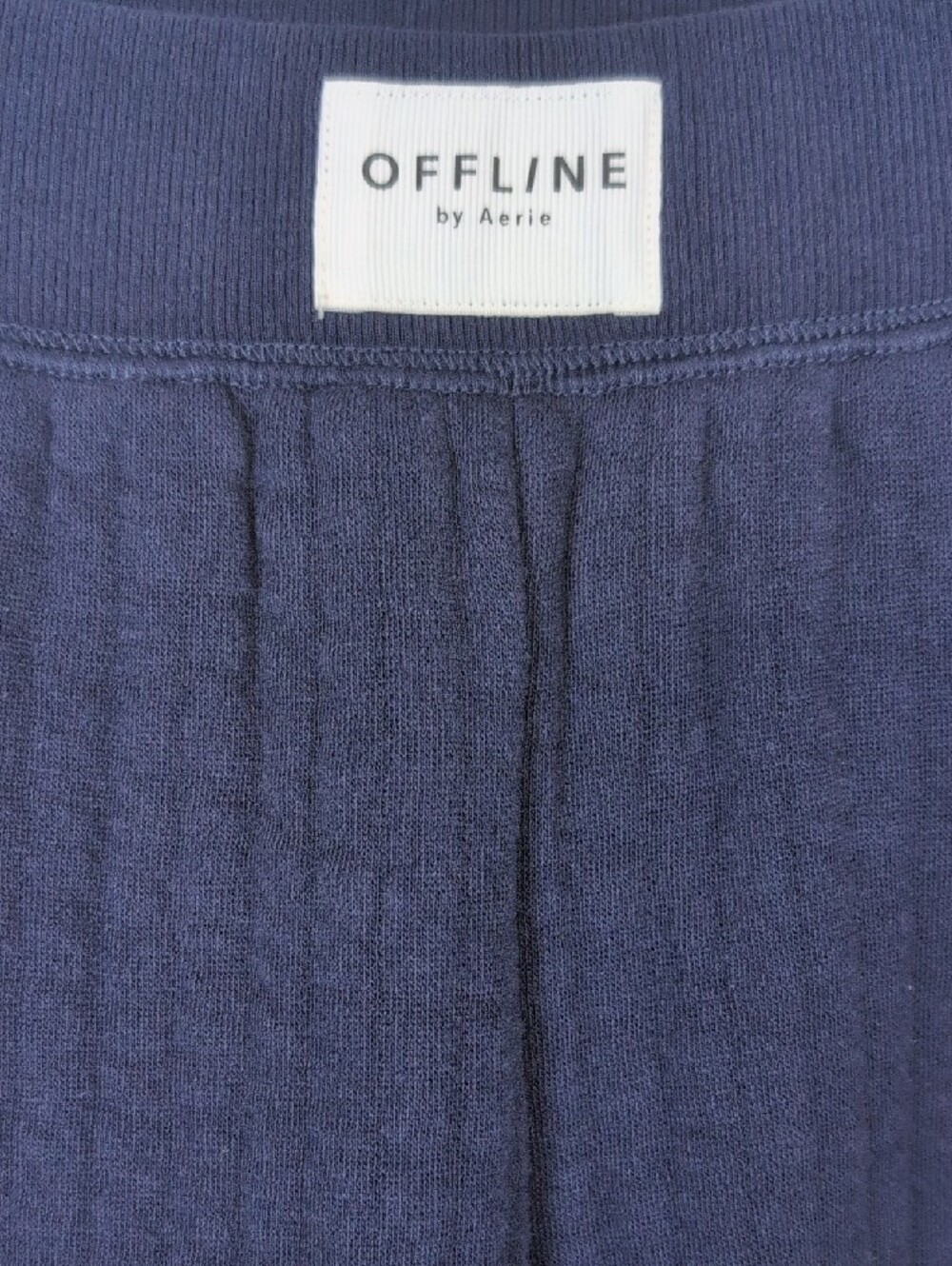 Aerie Coffee Run Trouser Seeatpants Royal Navy Blue Small NWT Wide Leg - Picture 2 of 6